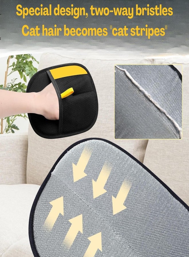 Flavizo Pet Hair Remover Glove for Dogs and Cats, Comfortable Pets Hair Cleaning Gloves, Deshedding Mitt for Grooming Bathing Massaging - Image 4